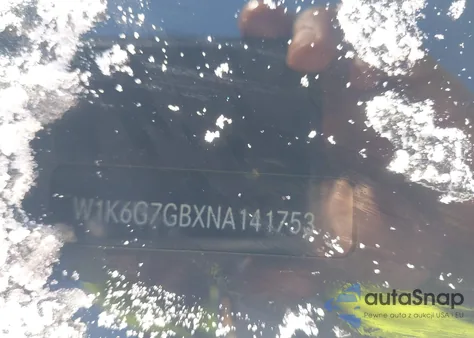 2022 Mercedes-Benz S 580 4Matic z USA, uszkodzony, nr VIN W1K6G7GBXNA141753